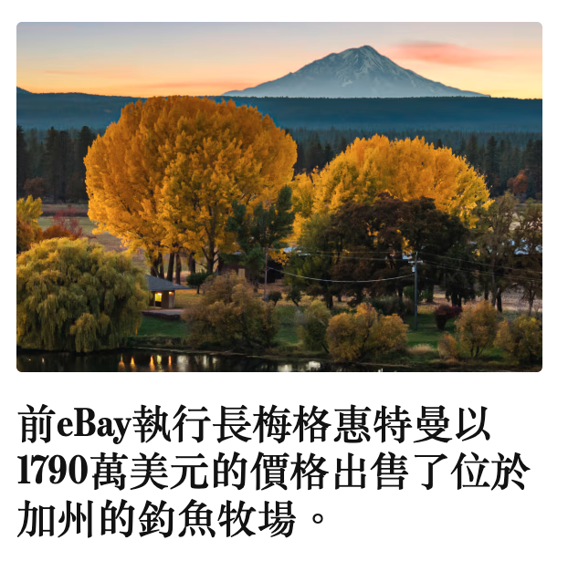 前eBay執行長梅格惠特暈以