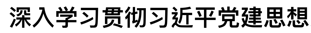 深入學習貫徹怕近平党建思想