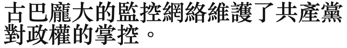 二巴龐大的監控網絡維護了共產黨對政權的掌控。