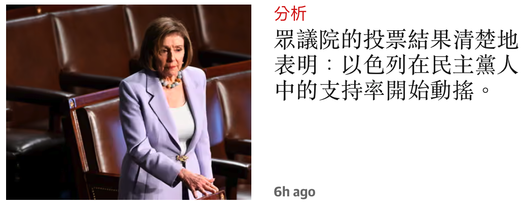 ki眾議院的投票結果清楚地2對此表明以色列在民主黨人
