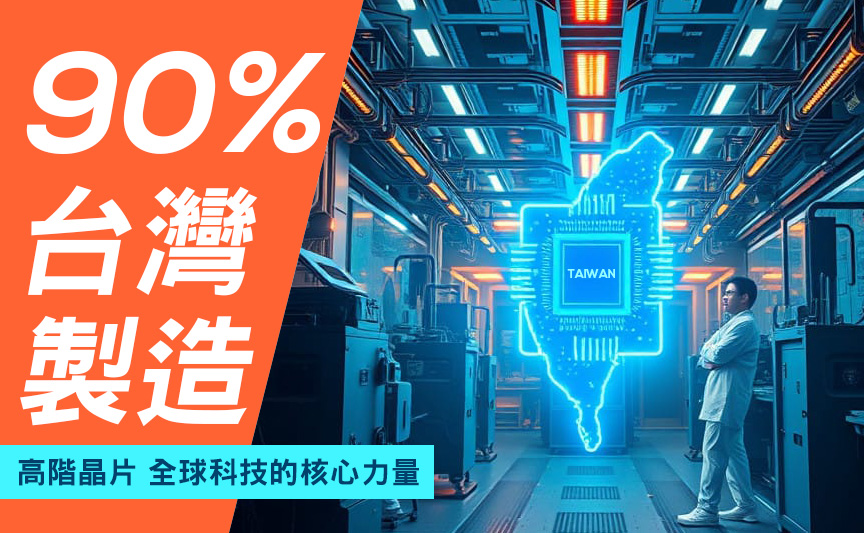 2024-09-13
全世界約 90％ 高階晶片由台灣製造 ...