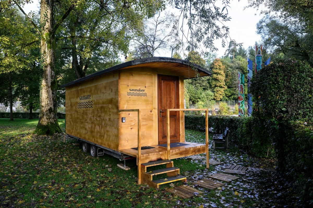 瑞士 ~ Eichholz 露營地的新桑拿車 ...