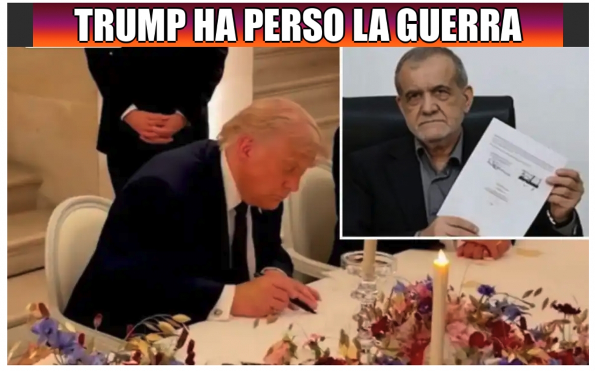 TRUMP HA PERSO LA GUERRA