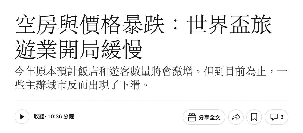 空房與價格暴跌世界盃旅